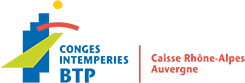 Congés Intempéries BTP Logo